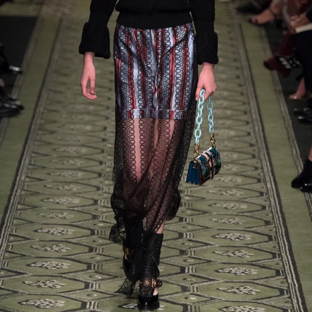 BURBERRY Relaxed Fit Striped Silk & Cotton Blazer, Runway (Fall 2016) 💯Authentic - Picture 15 of 16